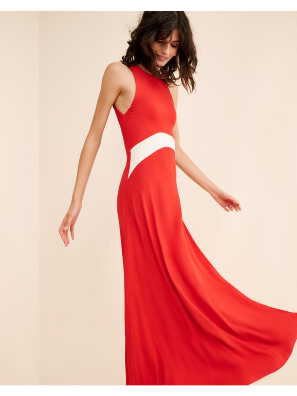 Solid & Striped Jonati Dress Red Size Small